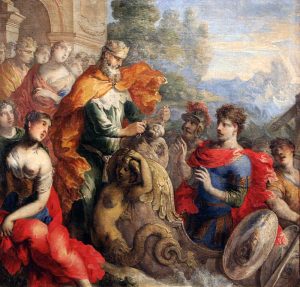 Aeolus Giving the Winds to Odysseus by Isaac Moillon