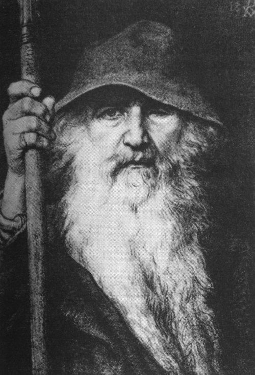 Odin the Wanderer (1886) by Georg von Rosen