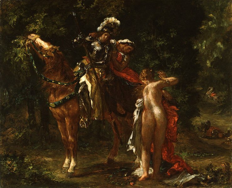 Eugène Delacroix (1798-1863) Title Marphise, Righteous Weapon