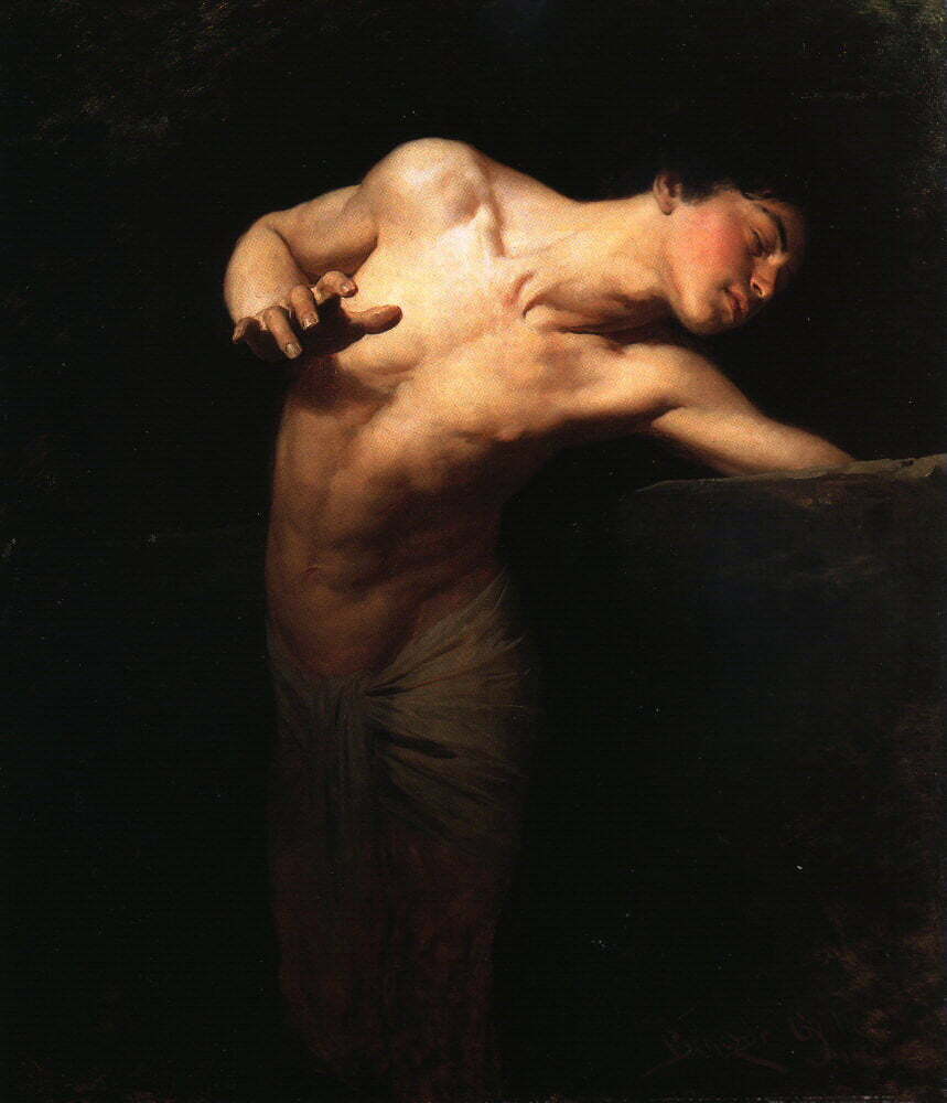 Gyula Benczúr (1844-1920) Title Narcissus Date 1881, Narcissism