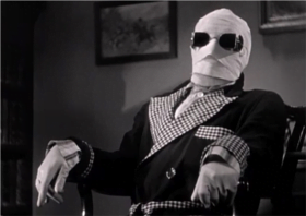 Dr. Jack Griffin from The Invisible Man.  1933
