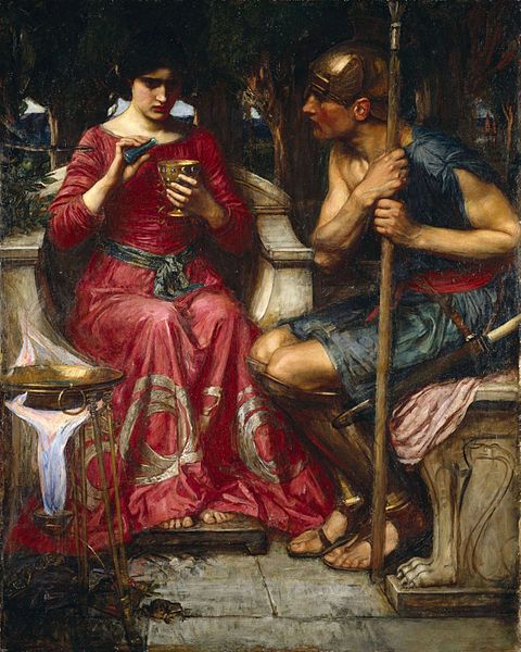 John William Waterhouse (1849-1917), Jason and Medea (1907). Oil on canvas. 134 x 107 cm.