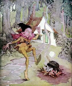 Old, Old Fairy Tales: "Rumplestiltskin" by Anne Anderson. Rumplestiltskin is my name...