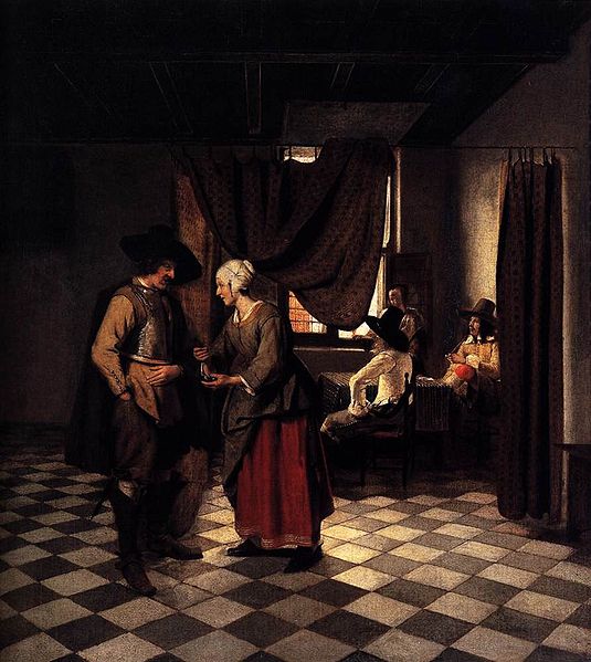 Pieter de Hooch (1629after 1684) Title Paying the Hostess Date circa 1658