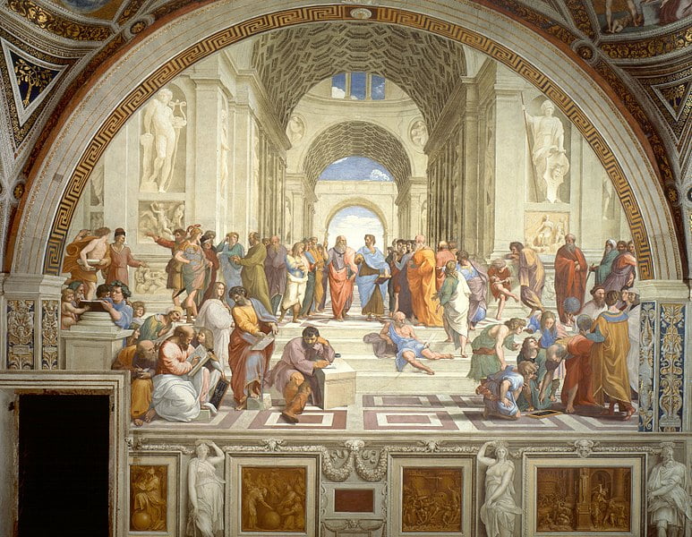  The School of Athens - fresco by Raffaello Sanzio (1511) Raffaello Sanzio (1483-1520), Knowledge