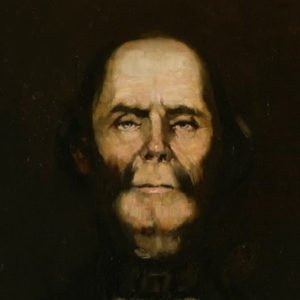 Portrait of convict William Buckley, oil on canvas, 88.7 x 68.4 cm,