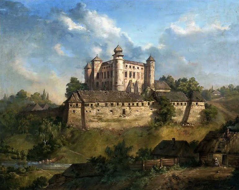 Andrzej Grabowski (1833–1886) Wiśnicz Castle. Castles & Keeps