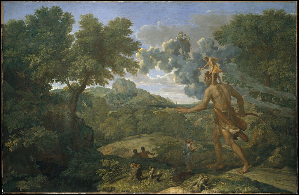 Landscape with Orion or Blind Orion Searching for the Rising Sun Nicolas Poussin (15941665), Orion