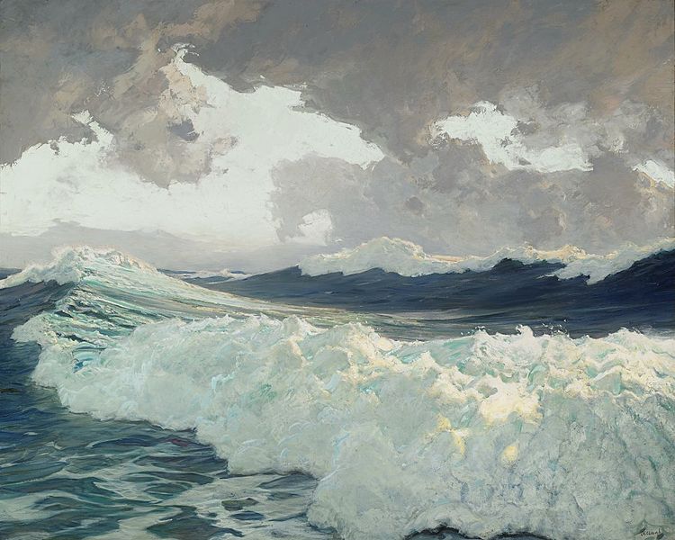 The Ocean by Frederick Judd Waugh, 39.5 x 49.5 inches (100.3 x 125.7 cm), oil on canvas, Arctic Ocean