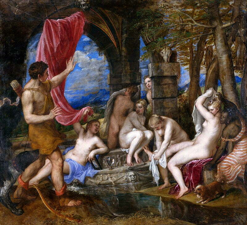 Titian - Diana and Actaeon - 1556-1559
