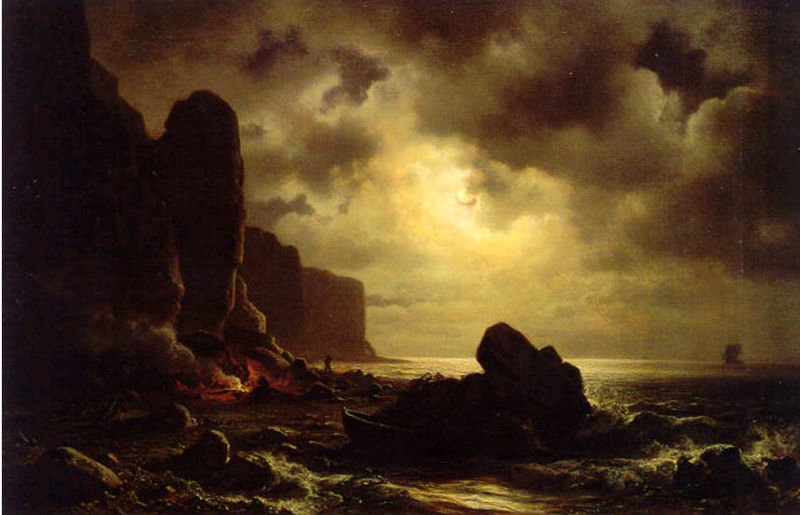 Christian Morgenstern Ostküste von Helgoland 1863