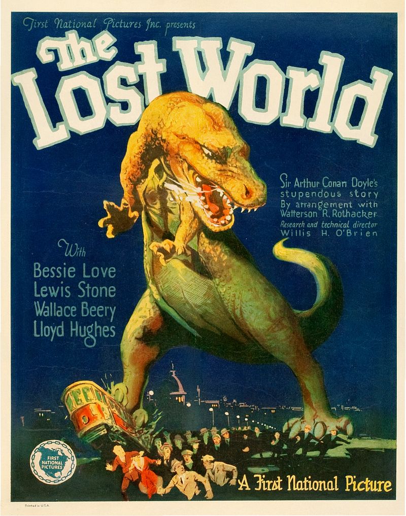 The Lost World (1925) window card.