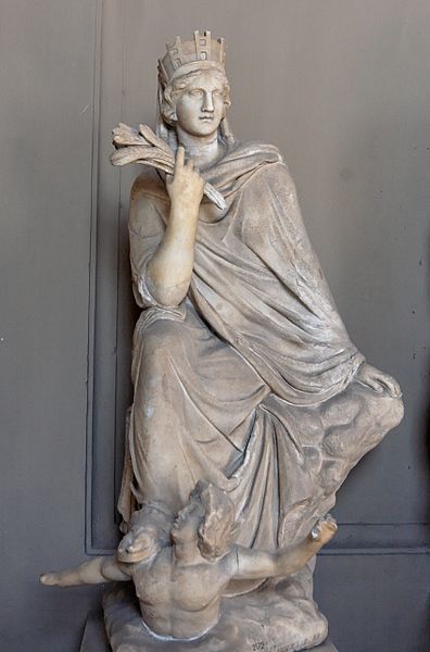 The Tyche (Fortune) of Antioch. Marble, Roman copy after a Greek bronze original of the 1st century BC.