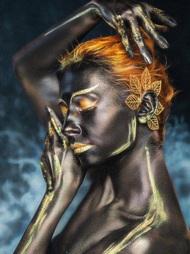 Africa, body painting, makeup, cosplay