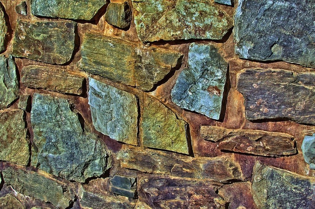 stone wall, natural stones, wall, Spike Stones