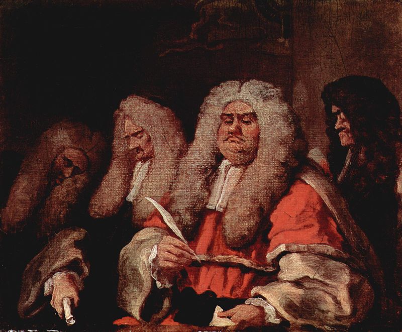 Judge, The Bench, 1758 William Hogarth