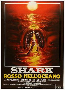 This is a poster for Monster Shark. The poster art copyright is believed to belong to the distributor of the film, DMV, the publisher of the film or the graphic artist. Devilfish 