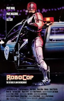 Film poster for Robocop - Copyright 1987, Orion Pictures