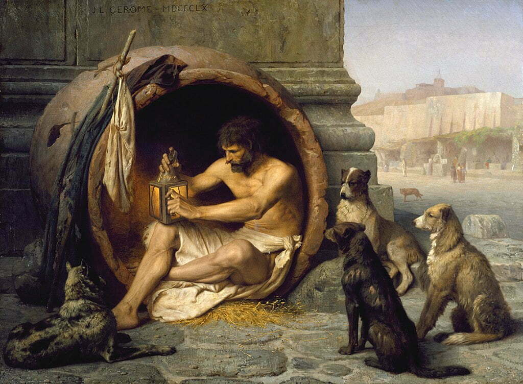 By Jean-Léon Gérôme - Walters Art Museum: Home page  Info about artwork, Public Domain, https://commons.wikimedia.org/w/index.php?curid=323523, Dog, Common