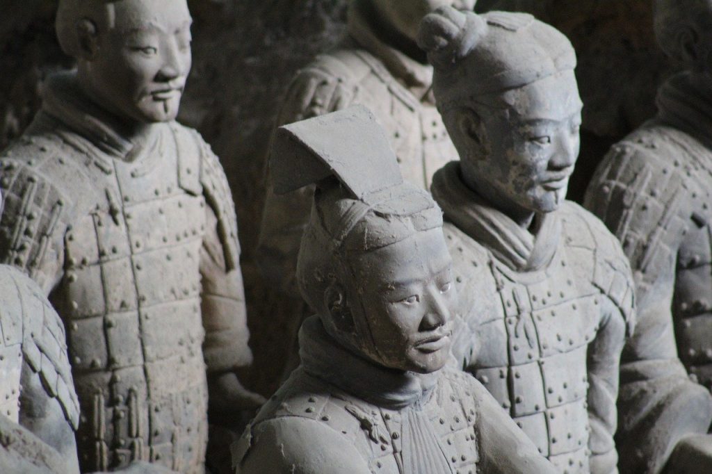 china, statues, warriors, Terra-cotta Soldier