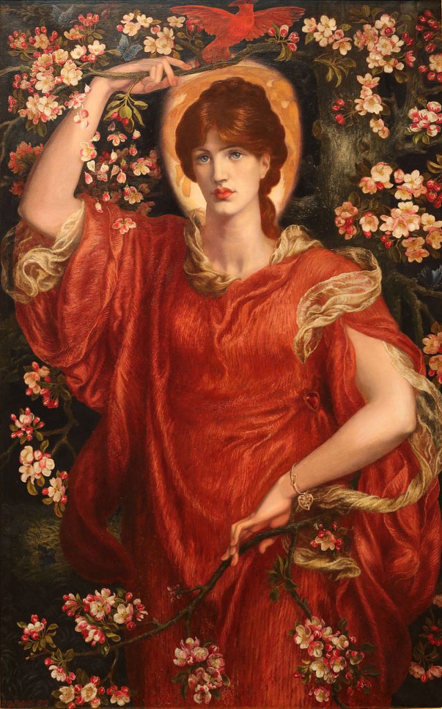 By Dante Gabriel Rossetti - page: Palettes of Vision, file: [1], Public Domain, https://commons.wikimedia.org/w/index.php?curid=625682, Crown of Brilliance