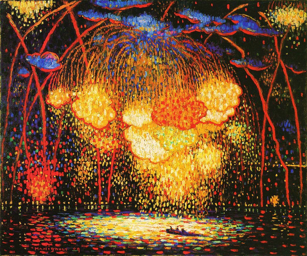 Fire Storm, By Edward Middleton Manigault - Scanned by uploader from Columbus Museum of Art (1988), The American Collections, p. 69, Public Domain, https://commons.wikimedia.org/w/index.php?curid=16148484