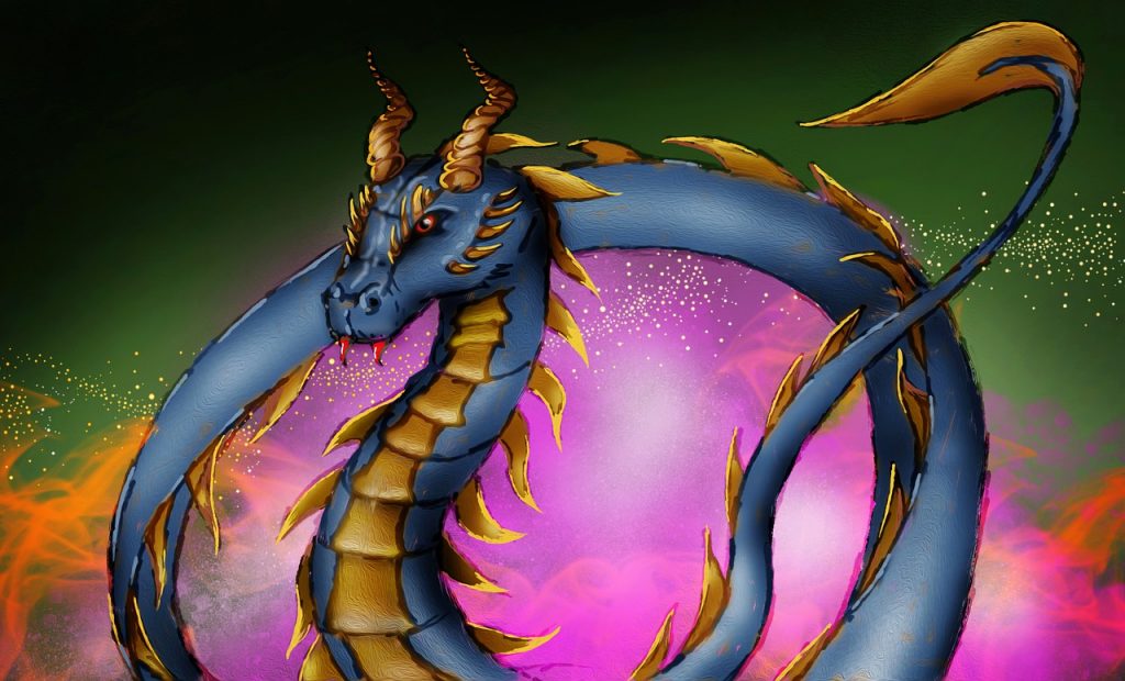 Vishap, dragon, illustration, story