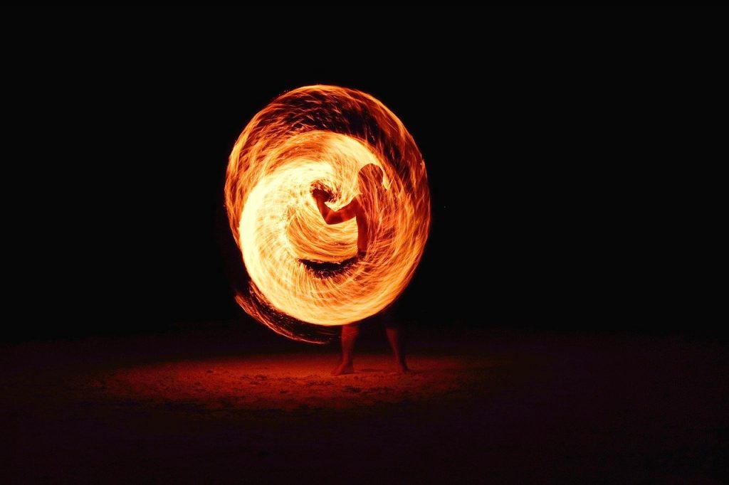 fireball, ring of fire, fire, Flaming Sphere