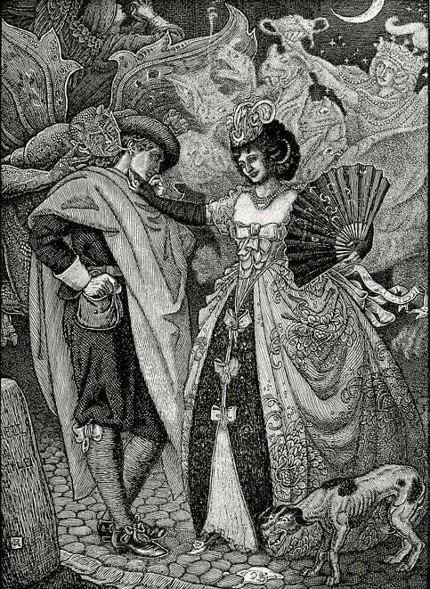 George Woolliscroft Rhead, from The life and death of Mr. Badman, by John  Bunyan, London, 1900. Planar Ally, Greater