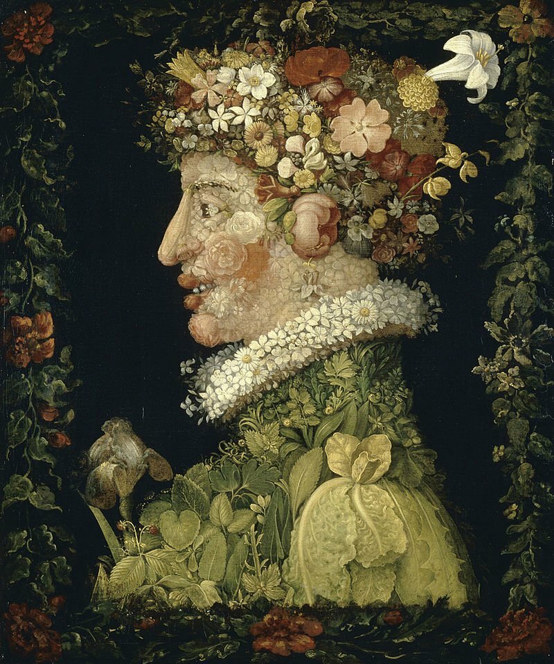 By Giuseppe Arcimboldo - Unknown source, Public Domain, https://commons.wikimedia.org/w/index.php?curid=101710, The Seasons