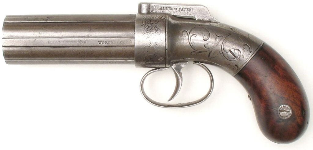 By Hatchetfish - Own work, CC BY-SA 3.0, https://commons.wikimedia.org/w/index.php?curid=1982891, Pepperbox