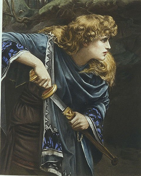 Herbert Gustave Schmalz (British, 1856-1935) -Imogen  Date (1888) Source Shakespeare Illustrated , Feat Stealthy