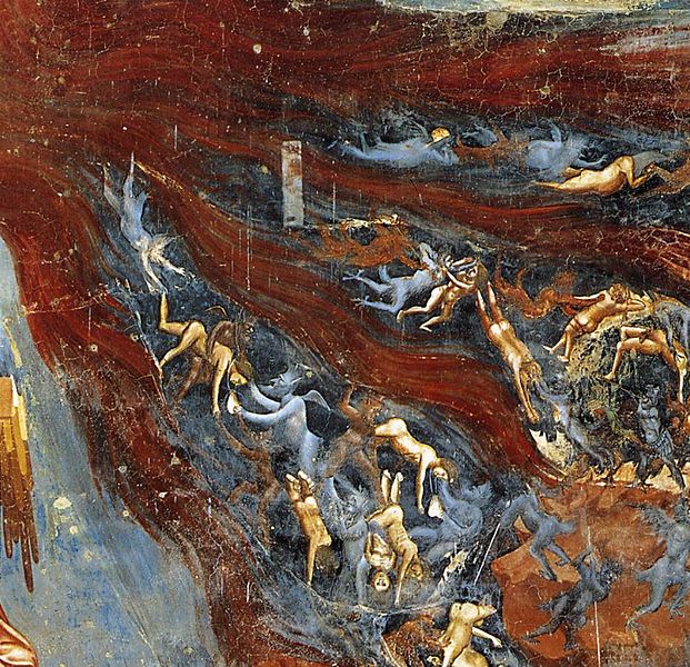 Giotto (1266-1337) Title The Last Judgment (detail) Date 1306, Hellfire Storm