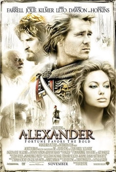 Alexander film poster, found at International Movie Poster Awards. Alexander