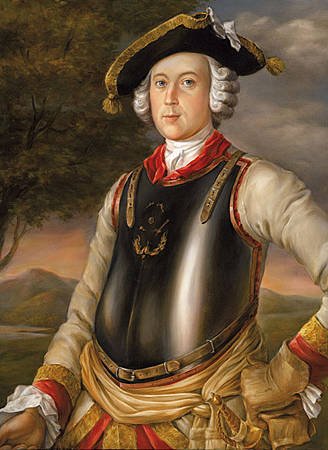 Portrait of young Baron Münchhausen