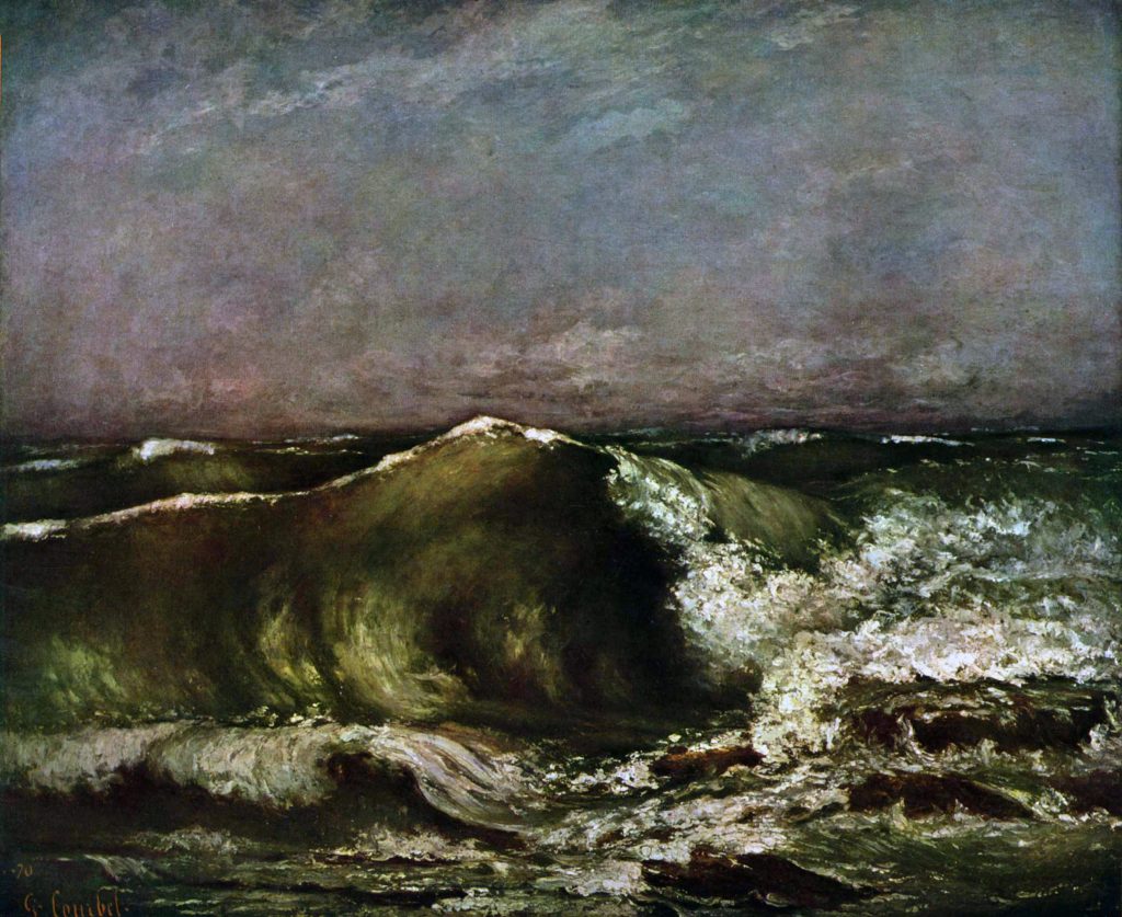 Control Water, Gustave Courbet (1819-1877) Title: Die Woge Date 1870