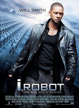 I, Robot, This is a poster for I, Robot. The poster art copyright is believed to belong to the distributor of the film, 20th Century Fox, the publisher of the film or the graphic artist.