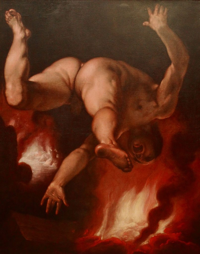 Cornelis van Haarlem (1562–1638) Title The fall of Ixion. circa 1588, Falling