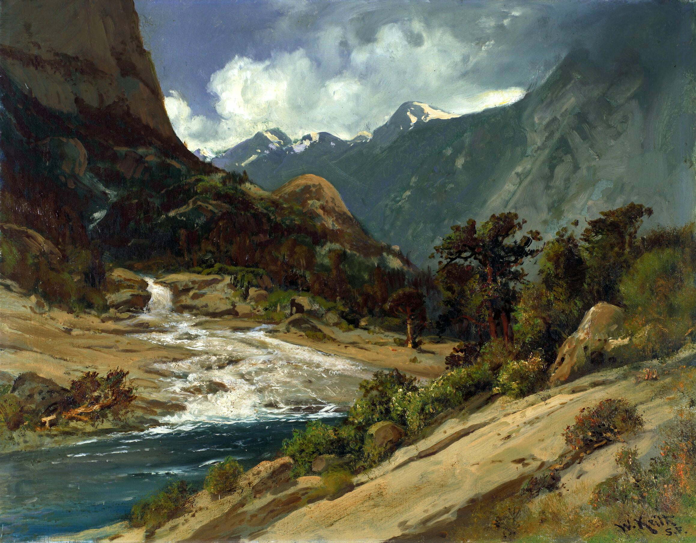 William Keith (1838-1911) Title Hetch Hetchy Side Canyon, I Date circa 1908