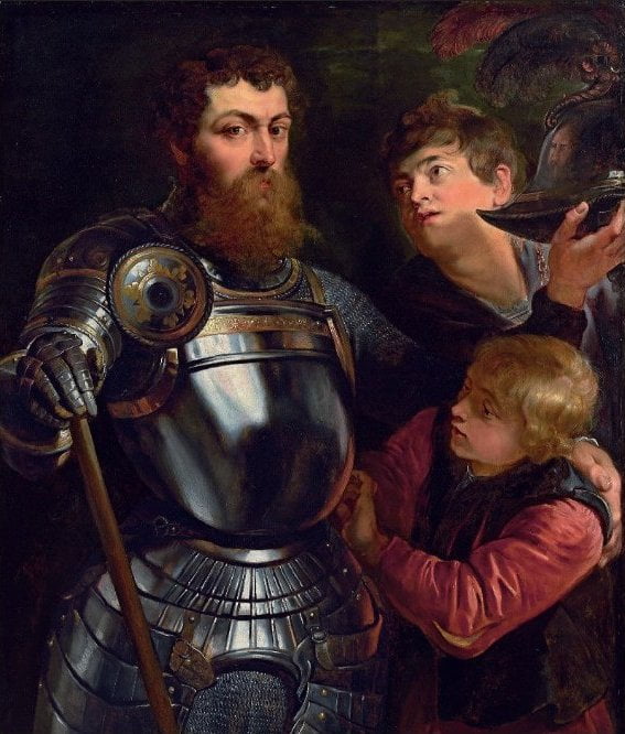 Peter Paul Rubens (1577-1640) Title Portrait of a Commander Date 17th century, Armour of Invulnerability