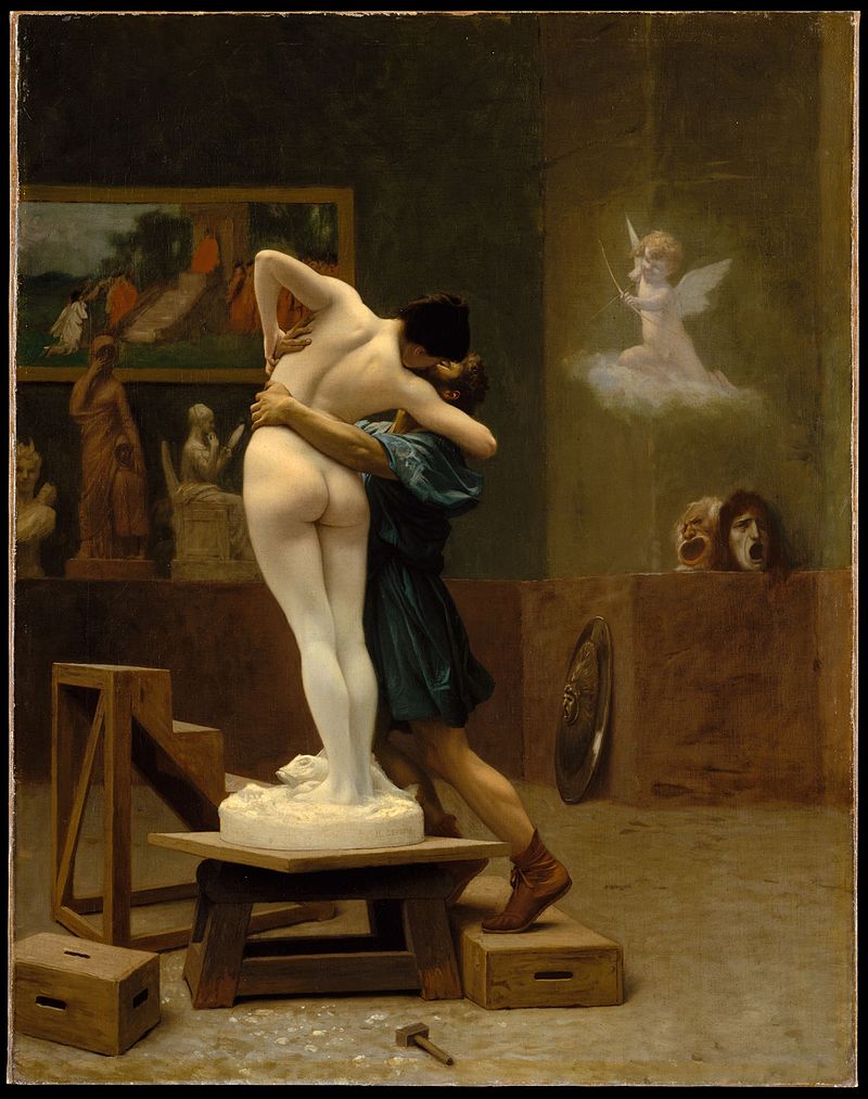 Jean-Léon Gérôme (1824-1904) Title Pygmalion and Galatea Date 1890, Pygmalion