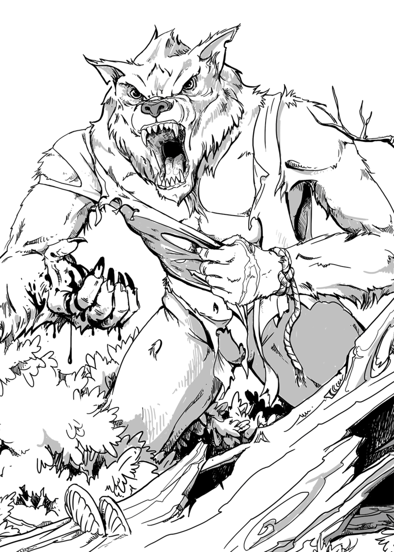 Werewolf, Shapeshifter based on various legends of lycanthropes, werecats, and other such beings. In addition to the werewolf, in Dungeons & Dragons, weretigers, wereboars, werebears and other shapeshifting creatures similar to werewolves and related beings are considered lycanthropes, although in the real world, "lycanthrope" refers to a wolf-human combination exclusively. Date 18 September 2017