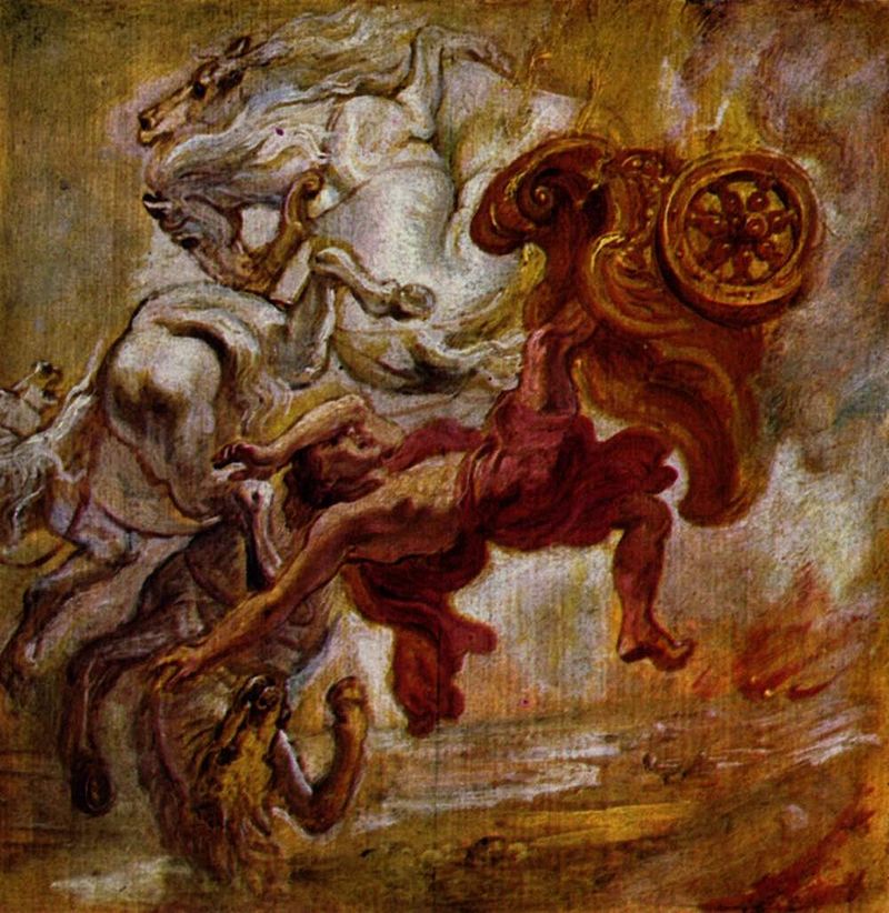 Peter Paul Rubens  (1577–1640): Sturz Phaëthons, Panicked Chariot