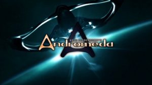 The title card for Andromeda from the Season 1 DVD collection.