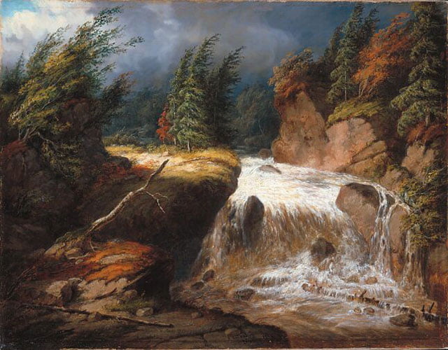 The Passing Storm, Saint-Ferréol (1854) Cornelius Krieghoff (1815-1872), Orb of Storms