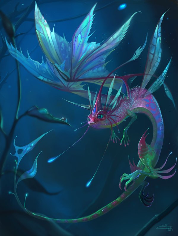  Faerie Dragon by Carolina-Eade Watch Digital Art / Drawings & Paintings / Fantasy©2012-2018 Carolina-Eade, Dragon, Faerie