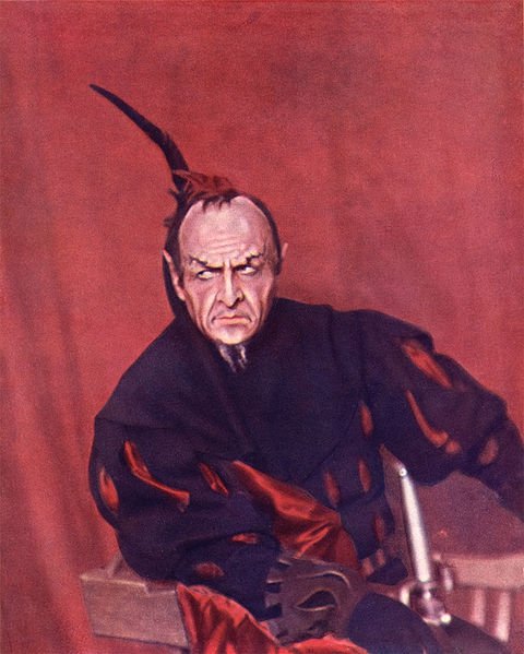 Feodor Chaliapin as Mephisto. 1915