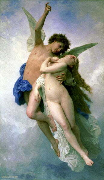 Psyche et L'Amour 1889 William-Adolphe Bouguereau (1825-1905)