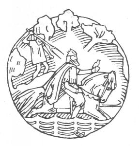 Illustration by Gerhard Munthe (1899), Dag the Wise