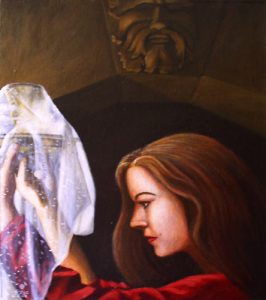 "Grail Maiden" by Herb Roe, Elaine of Carbonek